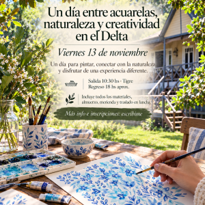 Acuarela Botánica en el Delta. Workshop